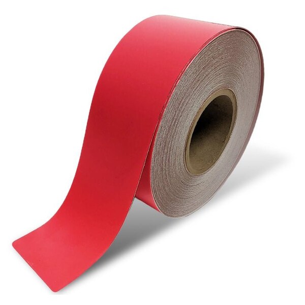 Pristine Products Red, Industrial Floor Tape, 3'' x 100 ft - Q3R