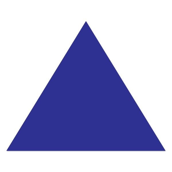 Ergomat 16in Mean Lean Arrow Head DuraStripe Blue, 9PK - DSML-ARROWHEAD-16-B-KIT