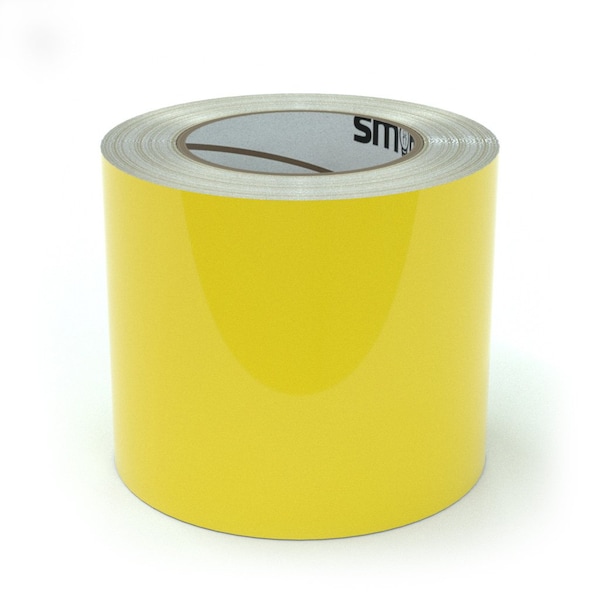 Smart Stripe Carpet Tape, Vinyl film, 4 in W., 75 ft L., 4 mil Thickness - SCT401