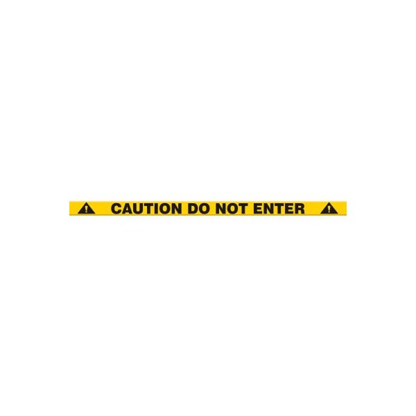 Accuform Accuform Tough-Mark Heavy-Duty Message Strip, Caution Do Not Enter, 3inx48in - PTP209