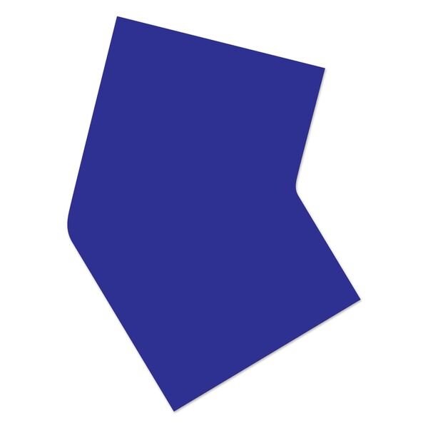 Ergomat DuraStripe Mean Lean 2in 45 degrees Angle Corners Blue, 75PK - DSML-C2-B-45ANGLE-KIT