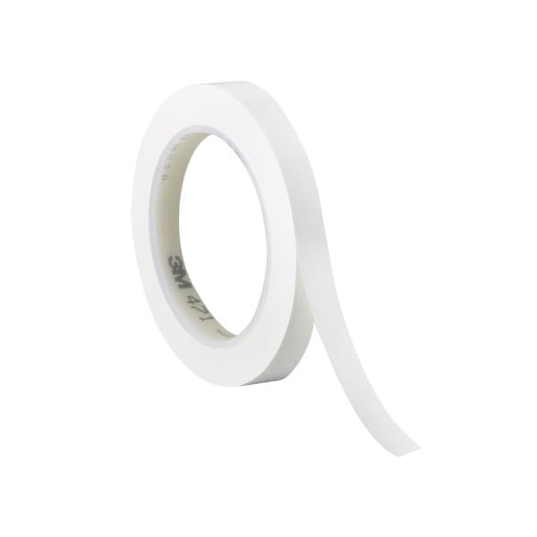 3M 1/4'' x 36 yds. White 3M 471 Vinyl Tape, 144PK - BUY00023355