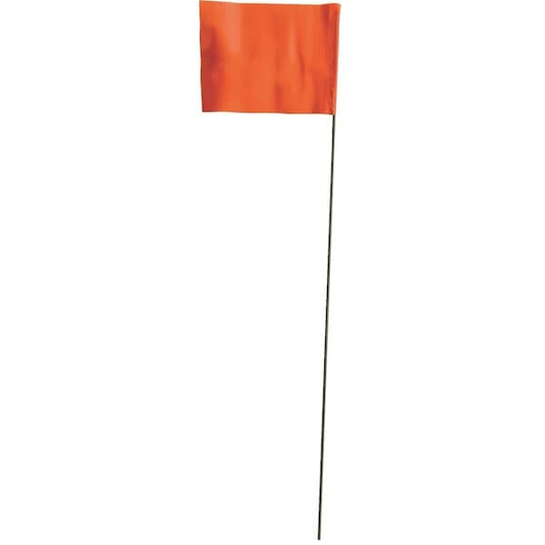 Blackburn Flag Blackburn High-Vis Vinyl Marking Flag with30"-36" Wire Staff - 580W STD ORG