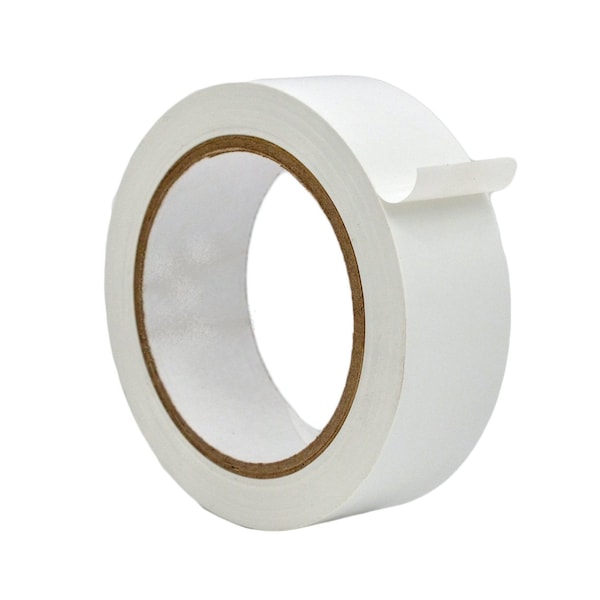 Wod Tape Floor Marking Tape, PVC, White, 1.5 inch (36mm) W., 6 mil Thickness, 32 PK - WOD VTC606-01500-32-60-WHI
