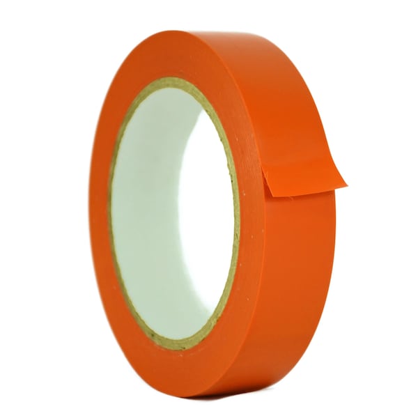 Wod Tape PVC, Red, 1 inch (24mm) W., 6 mil Thickness, 48 PK - WOD VTC366P-01000-48-36-RED