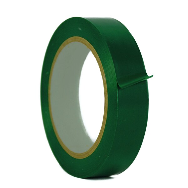 Wod Tape PVC, Emerald Green, 1 inch (24mm) W., 5 mil Thickness, 48 PK - WOD VTC605-01000-48-60-EGR