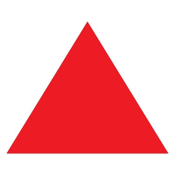 Ergomat 16in DuraStripe Supreme Arrow Head DuraStripe Red, 9PK - DSV-ARROWHEAD-16-R-KIT