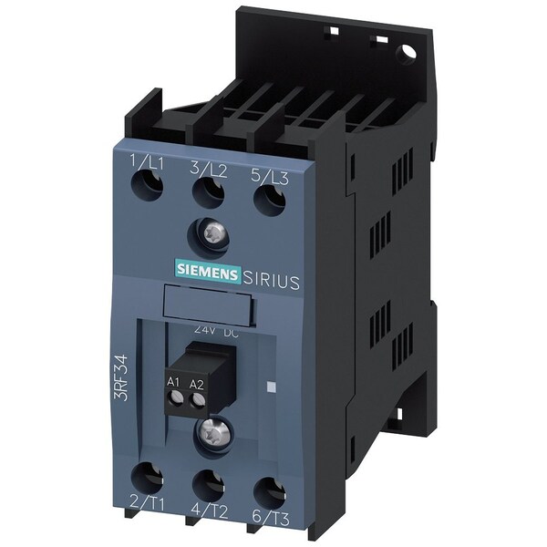 Relevador de estado sólido Siemens, Entrada 110-230VAC, Salida 48-480VAC - 3RF34051BB24