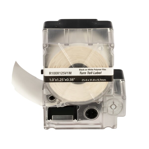 Panduit Mp Cassette, Turn-Tell Self-Laminating L - R100X125V1M