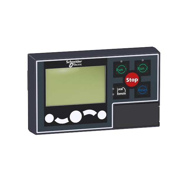Unidad de control del operador de Schneider Electric, TeSys Tera, 140 mA, conexión RJ45, montaje empotrado, LCD retroiluminado - LTMCU