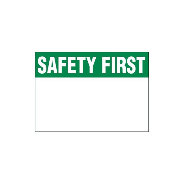 Panduit 4" X 6" Component with Green SAFETY FIRS - C400X600AY1