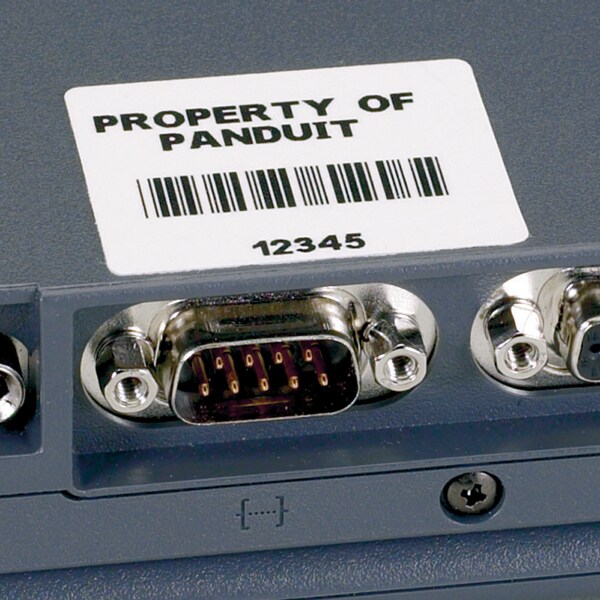 Panduit P1 Cassette, Comp Label, Super-Tack Polyester, 1.00" W, C100X050YPC - C100X050YPC