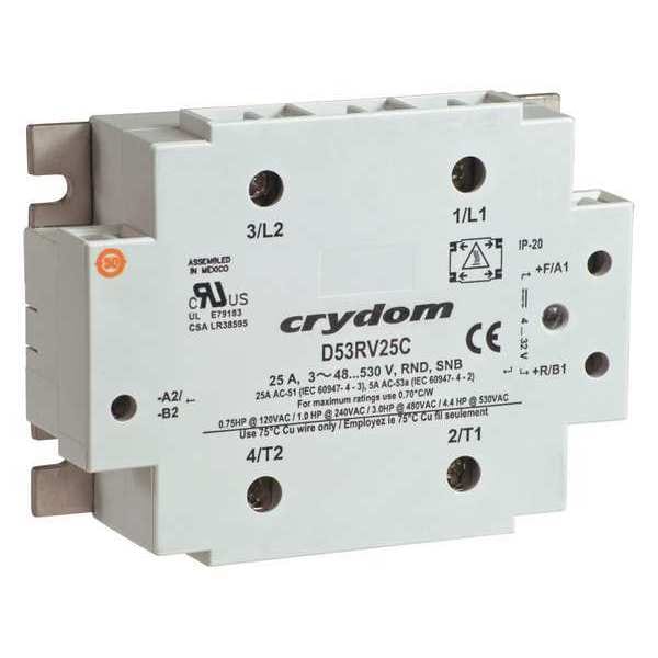 Relevador de estado sólido con inversión de Crydom, 4-32VDC, 50A - D53RV50C