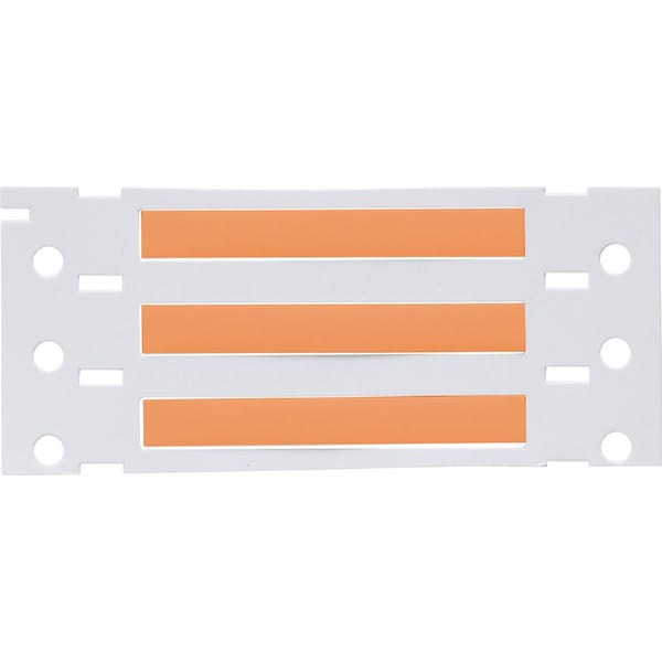 Brady PermaSleeve HX Heat Shrink Double Sided Wire Marking Sleeves, Orange, 0.094 in. Dia x 2 in. W - 2HX-094-2-OR