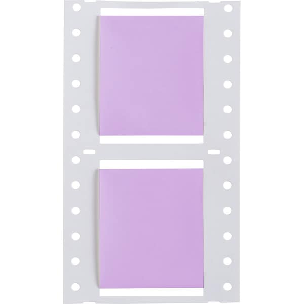 Brady 2" x 2-7/16" Violet Wire Marking Sleeves, 3PS-1500-2-VT - 3PS-1500-2-VT