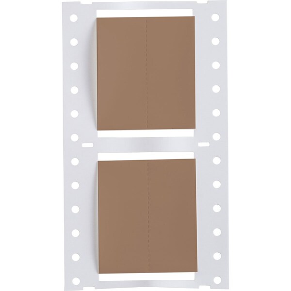 Brady 1" x 2-7/16" Brown Wire Marking Sleeves, PS-1500-2-BR-2 - PS-1500-2-BR-2