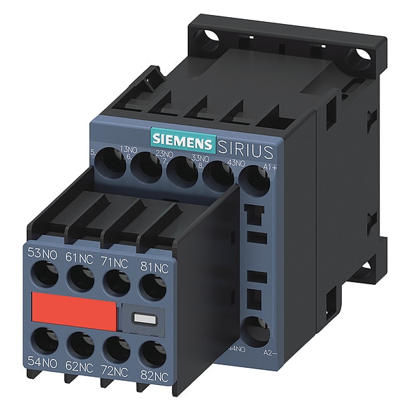 Relevador de control IEC Siemens, 5NA/3NC, 24V DC, 10 A - 3RH22531BB40
