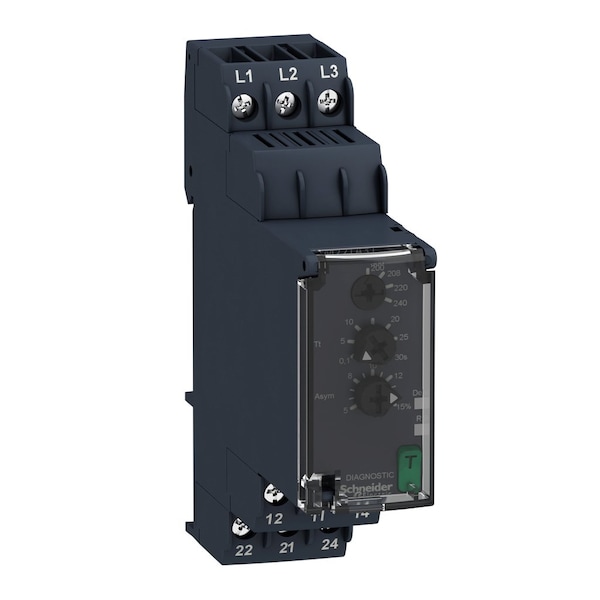 Relevador de control de 3 fases Schneider Electric, Relevadores de Control Harmony, 8A, 2CO, 200...240V AC - RM22TA31