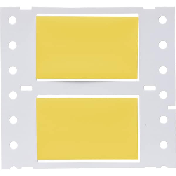 Brady 2" x 1-1/16" Yellow Wire Marking Sleeves, 3FR-750-2-YL - 3FR-750-2-YL
