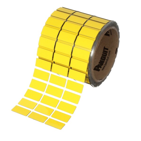 Panduit Raised Panel Label, Component, 1.0"W x 0.5"H, C100X050A8T, PK 500 - C100X050A8T