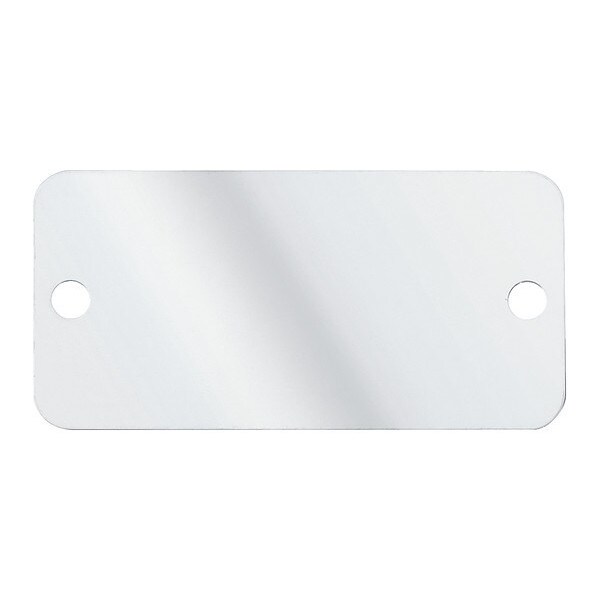 Panduit Mkr.plate, 304ss, 2 Hole, PK25 - MMP350W17-Q