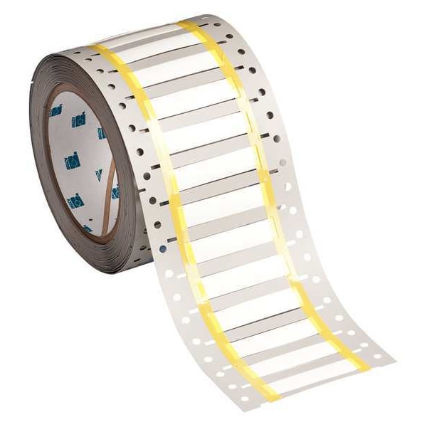 Brady Write On White Wire Marker Sleeves, PermaSleeve(R) Polyvinylidene Fluoride, 2HT-250-2-WT-S - 2HT-250-2-WT-S
