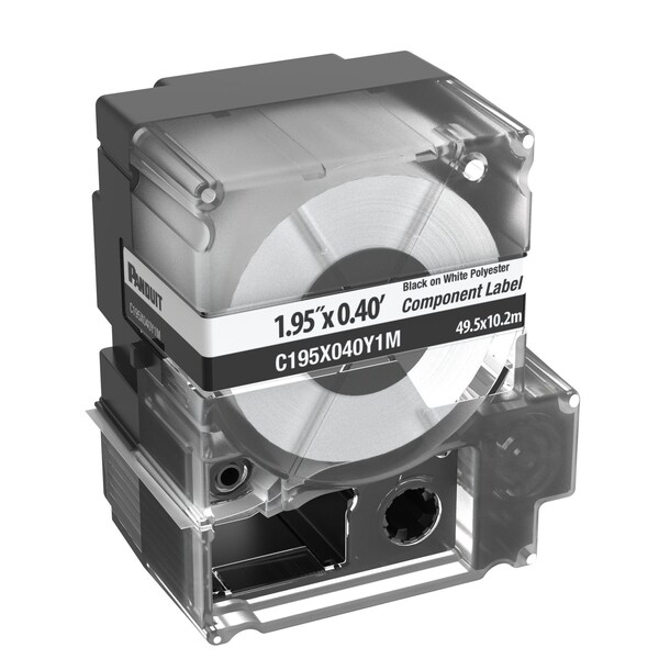 Panduit Mp Cassette, Comp Label, Non-Ahdesive Po - C195X040Y1M