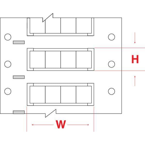 Brady Write On White Wire Marker Sleeves, PermaSleeve(R) Polyolefin, 2HX-187-2-WT-4 - 2HX-187-2-WT-4