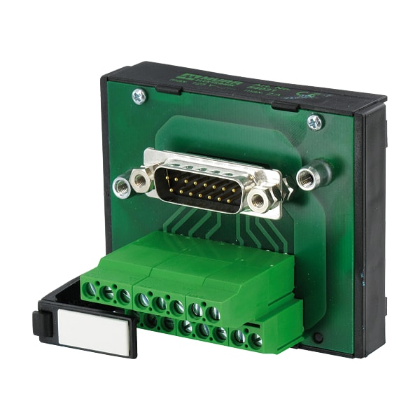 Murr Elektronik SV-SUB D 25 .-KL PARA TRANSFERENCIA DE SEÑAL, 125 VCA/VCC / 2 A, riel de montaje / terminal de tornillo - 54042