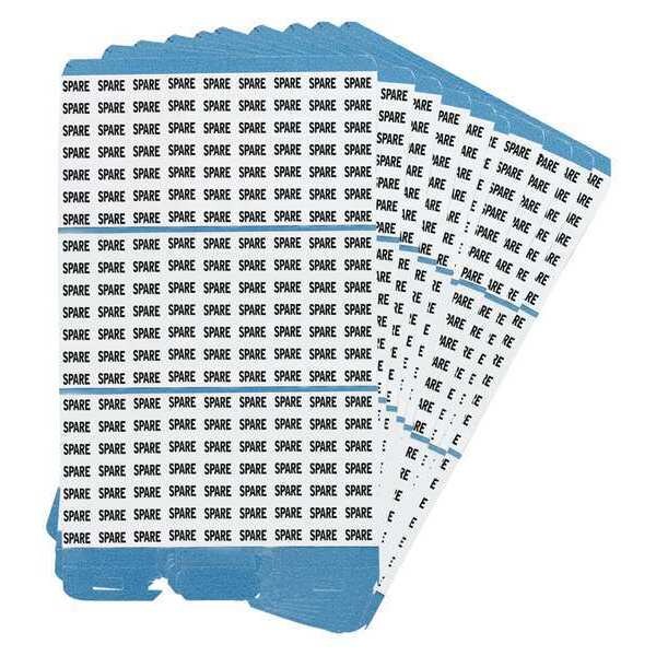 Brady Porta-Pack Wire Mrkrs, SPARE, Blk/Wht, PK10 - PWM-SPR