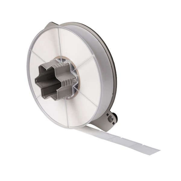 Brady A5500 Polypropylene Wire and Cable Flag Labels 2 in H x 1 in W White 2500/RL - A55-11-425