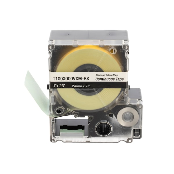 Panduit Mp Cassette, Continuous Tape, Vinyl, 1.0 - T100X000VXM-BK