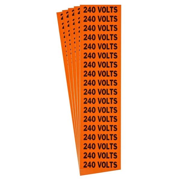Brady Conduit and Voltage Sign and Labels, PK5 - 152483