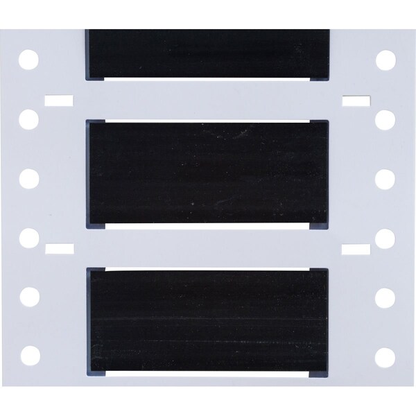 Brady Write On Black Wire Marker Sleeves, PermaSleeve(R) Polyolefin, 3PS-500-2-BK - 3PS-500-2-BK