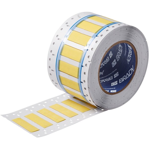 Brady BSP45 Series PermaSleeve Heat Shrink Polyolefin Wire Marking Sleeves, 0.375 in. Dia x 2 in. W, Yellow - SA-3PS-375-2-YL