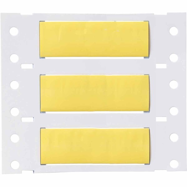 Brady BSP45 Series PermaSleeve Heat Shrink Polyolefin Wire Marking Sleeves, 0.375 in. Dia x 2 in. W, Yellow - SA-3PS-375-2-YL