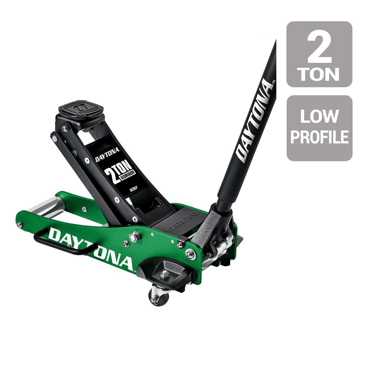 Gato de piso de aluminio de la serie profesional de carreras de 2 toneladas Daytona con BOMBA RÁPIDA - 58393