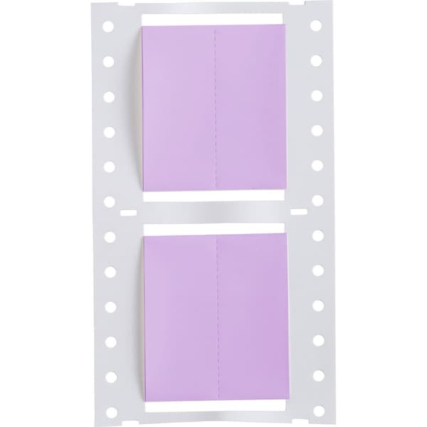 Brady Write On Violet Wire Marker Sleeves, PermaSleeve(R) Polyolefin, PS-1500-2-VT-S-2 - PS-1500-2-VT-S-2