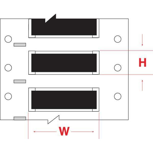 Brady Write On Black Wire Marker Sleeves, PermaSleeve(R) Polyolefin, 2HX-500-2-BK - 2HX-500-2-BK