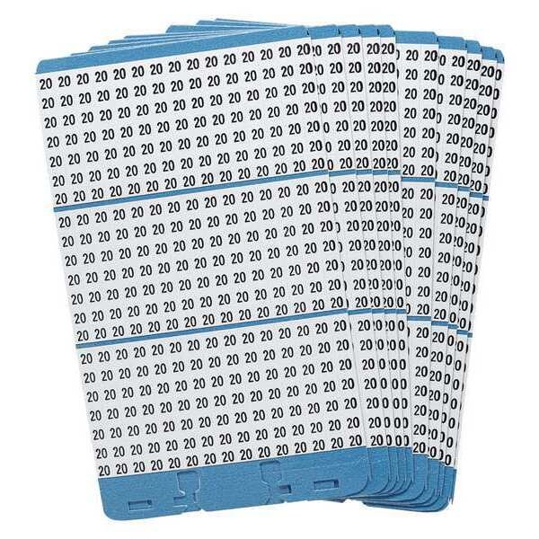 Brady Porta-Pack Wire Markers, 20, Blk/Wht, PK10 - PWM-20