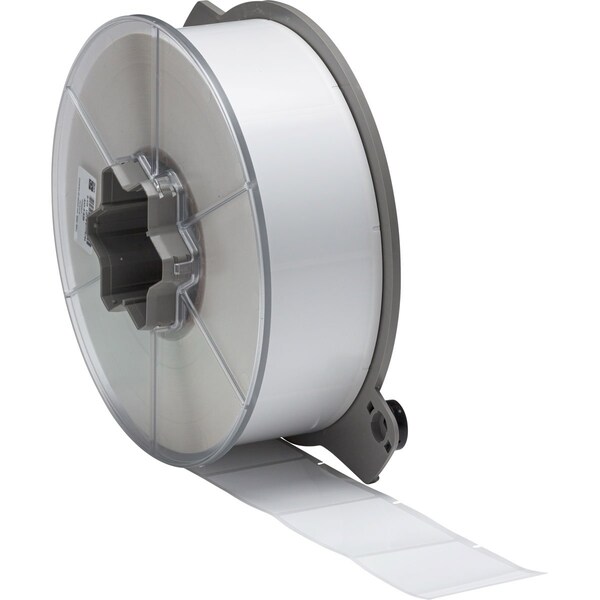 Brady A5500 PVC Tedlar Wire and Cable Flag Labels 2.5 in H x 2 in W White 2400/RL - A55-6-437