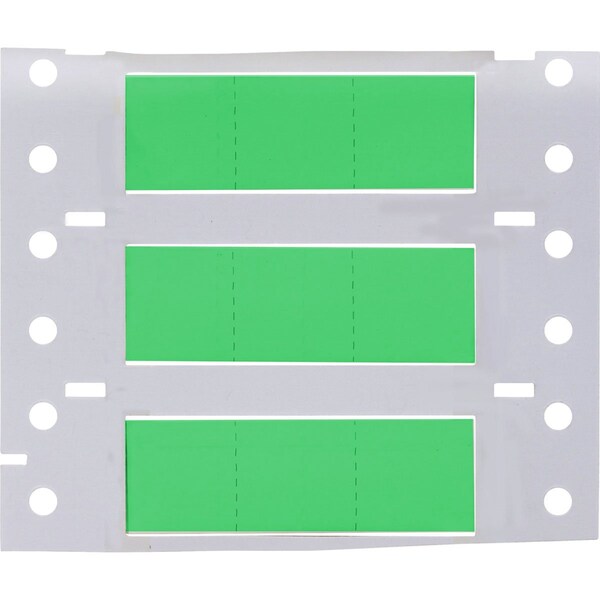 Brady PermaSleeve HX Heat Shrink Double Sided Wire Marking Sleeves, Green, 0.375 in. Dia x 0.67 in. W - 2HX-375-2-GR-3