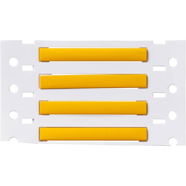 Brady BSP45 Series PermaSleeve Low Smoke Zero Halogen Wire Marking Sleeves, 0.125 in. Dia x 2 in. W, Yellow - SA-2LSZH-125-2-YL