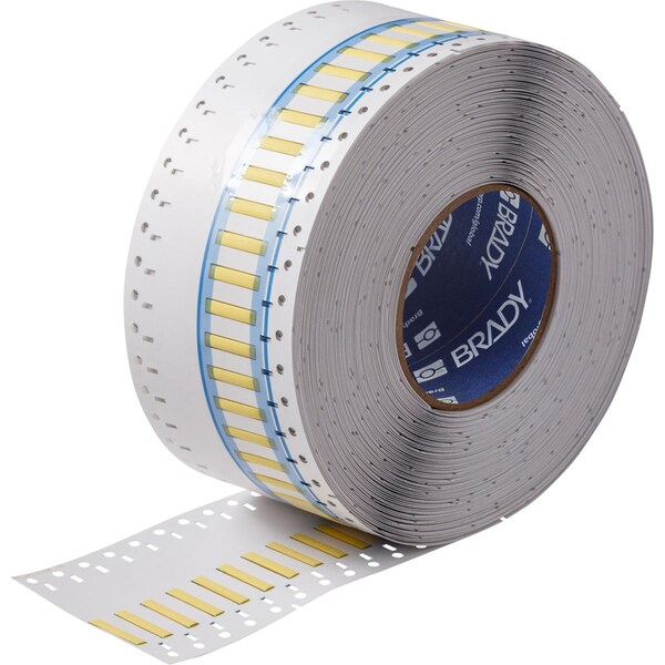 Brady BSP45 Series PermaSleeve Heat Shrink Polyolefin Wire Marking Sleeves, 0.094 in. Dia x 1 in. W, Yellow - SA-3PS-094-1-YL