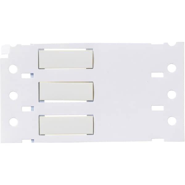 Brady BSP45 Series PermaSleeve Heat Shrink Polyolefin Wire Marking Sleeves, 0.187 in. Dia x 1 in. W, White - SA-3PS-187-1-WT