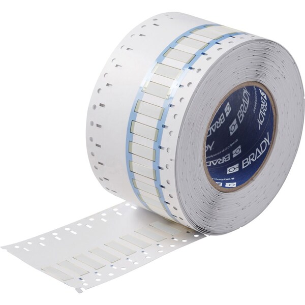 Brady BSP45 Series PermaSleeve Heat Shrink Polyolefin Wire Marking Sleeves, 0.187 in. Dia x 1 in. W, White - SA-3PS-187-1-WT