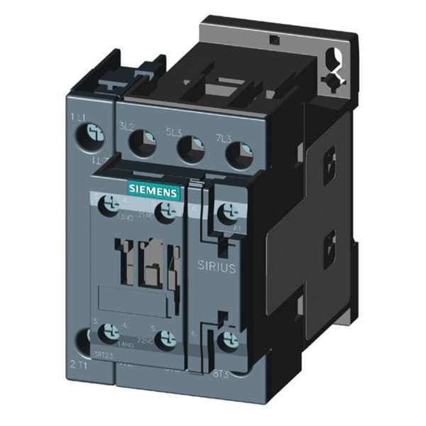 Contacto magnético IEC de Siemens, 4 polos, 24 V CA, 15.5 A, Reversión: No - 3RT23251AC20