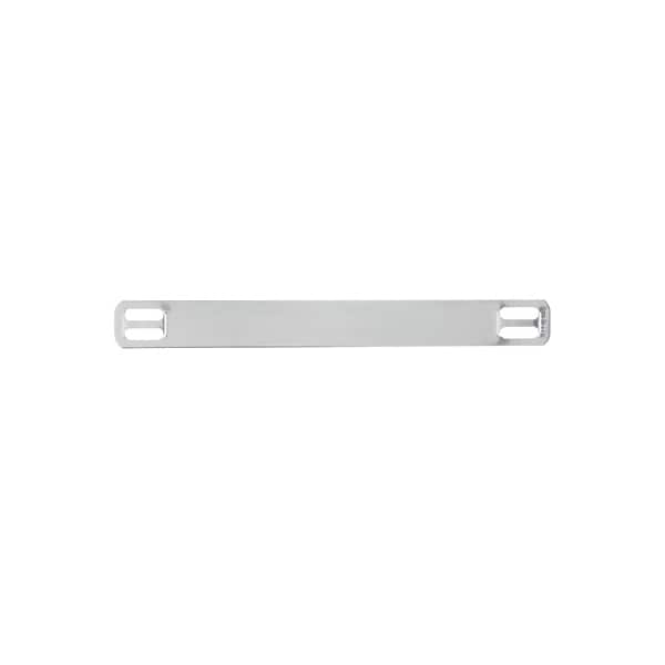Panduit Marker Plate, 304 SS, 4 Hole, 3.5" x .38 - MMP350W38-CQ