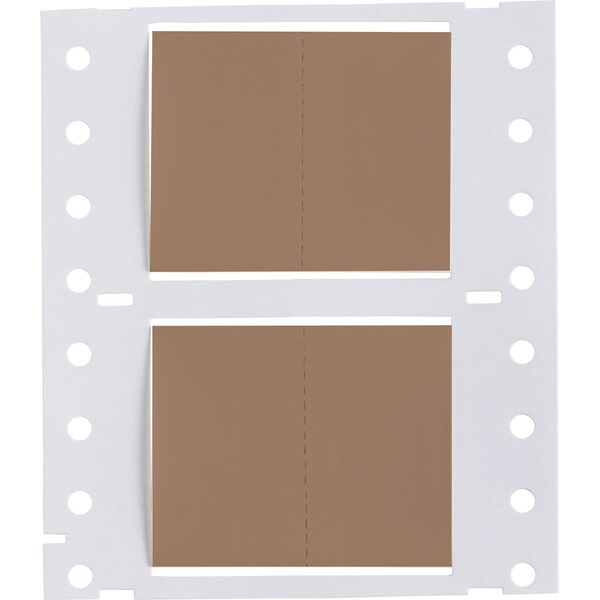 Brady 1" x 1-21/32" Brown Wire Marking Sleeves, 3PS-1000-2-BR-2 - 3PS-1000-2-BR-2