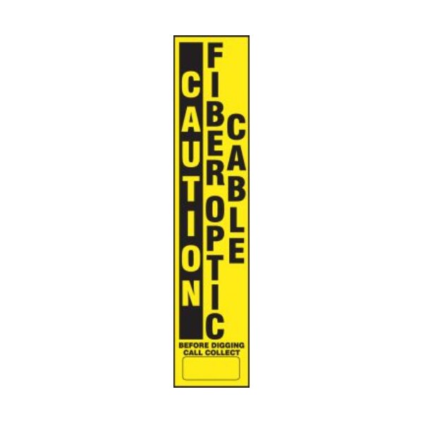 Accuform UTILITY LINEMARKING LABEL FMK731RDJ - FMK731RDJ